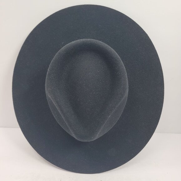 Patina Women's Black Wool Felt Handcrafted Hat Size Small - Picture 3 of 10
